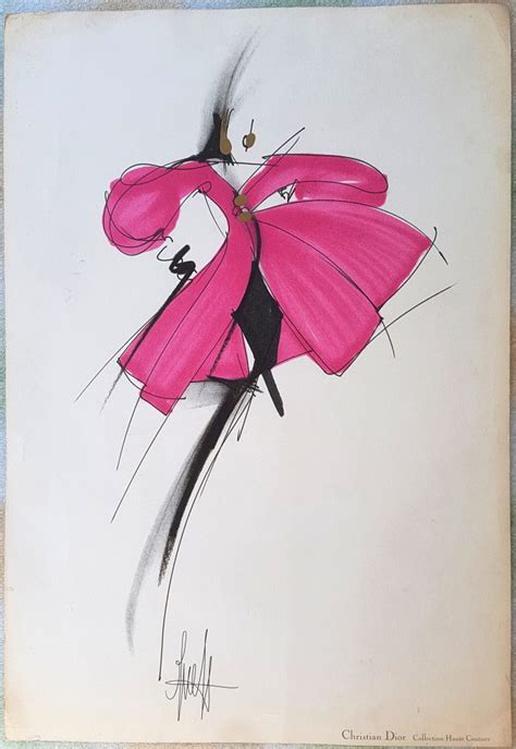 dior paitings|christian Dior sketches.